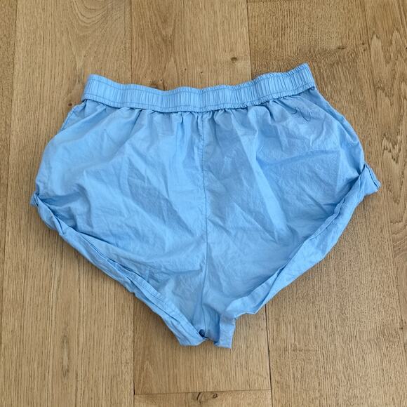 Anthropologie Boxer Shorts Rolled Hem The Wren Size S Blue - Picture 3 of 4